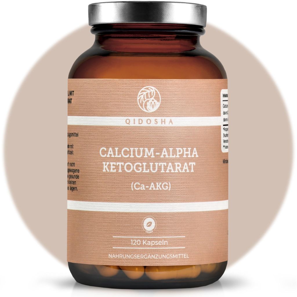 QIDOSHA Calcium-Alpha-Ketoglutarat Ca-AKG, 120 Kap… – Bild 5