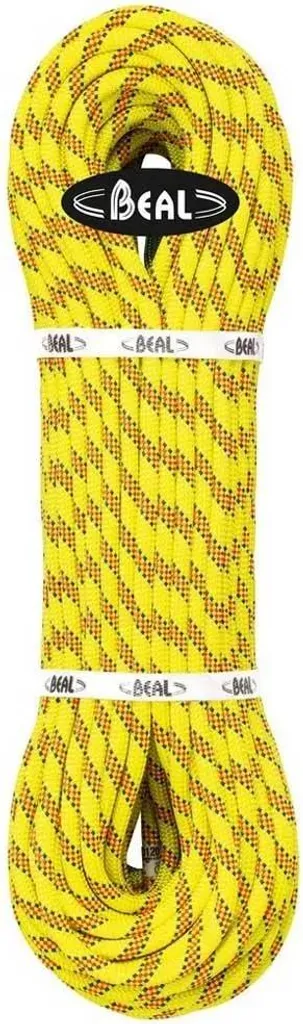 Évitez les torons avec la corde Beal Karma 9.8 mm jaune de 50 mètres
