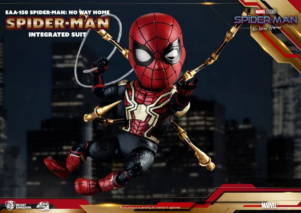 Spider-Man Integrated Suit Beast Kingdom Egg Attack Action EAA-144 17cm