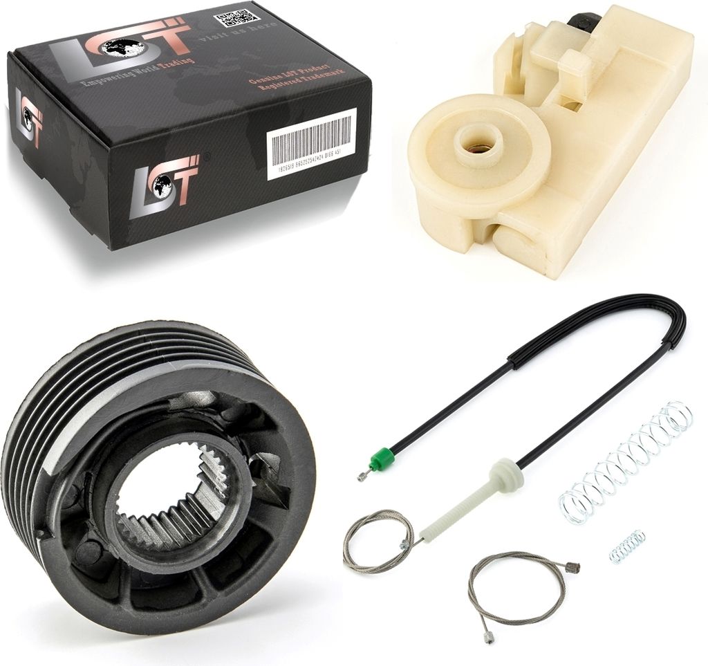 Fensterheber Reparatursatz Set hinten links für BMW 5er E39 ab 04/99