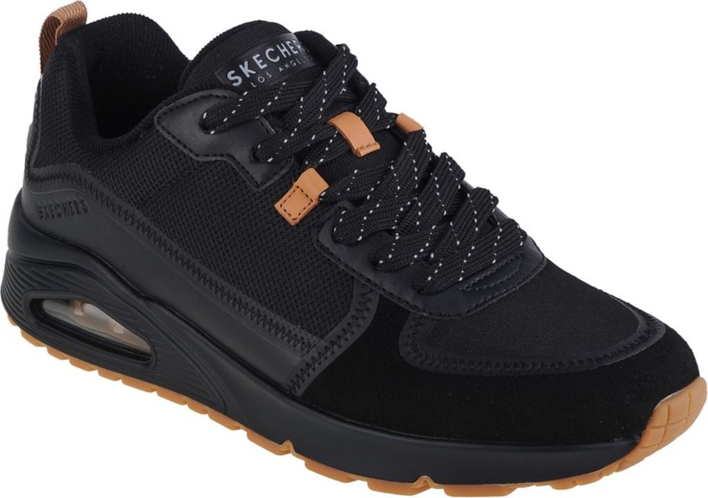 Skechers Uno - Layover Sneakers Laag - Zwart - Maat 43