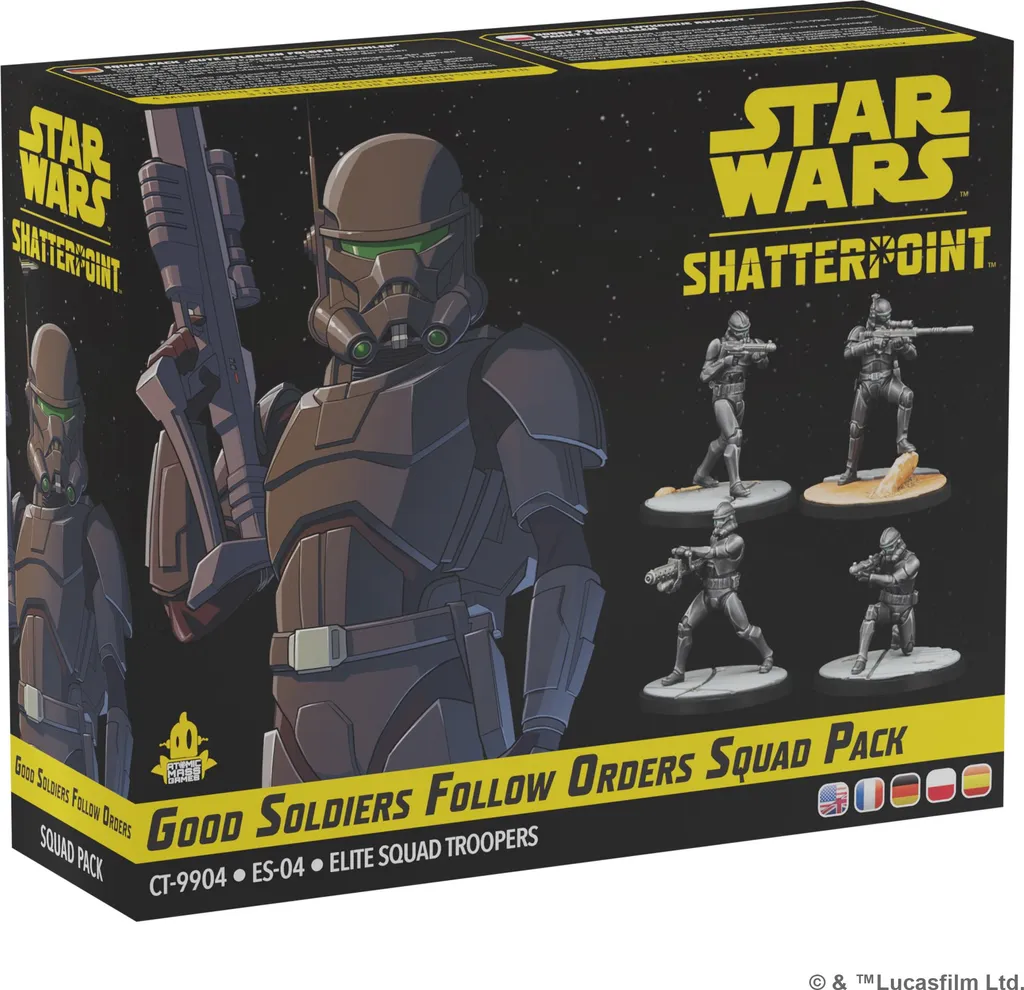 Star Wars Shatterpoint Good Soldiers pack pour renouveler vos tactiques