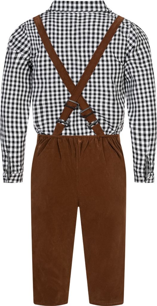 Tiroler Broek - Groene Lederhosen Met Bretels | Oktoberfest Kleding