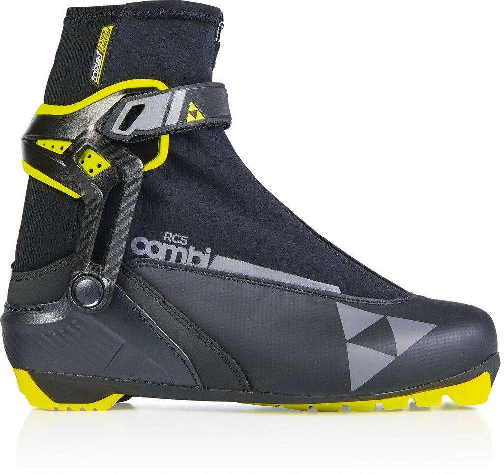 Fischer RC5 Combi - Herren Langlaufschuh - schwarz/gelb schwarz/gelb 41