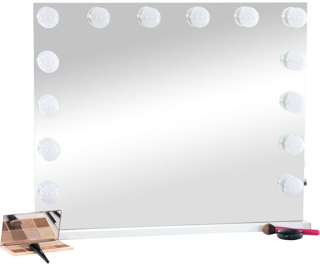 Design-Shop Make-up zrcadlo Palmdale - Bílá Obrázek produktu 