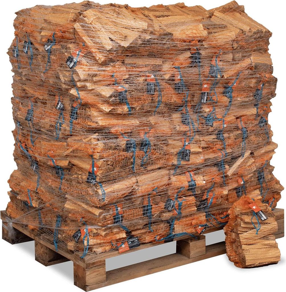Heizfuxx Anzündholz Blue 18 cm 3kg x 96 Sack 288kg Palette Produktbild 