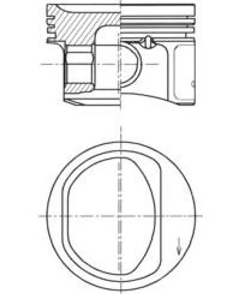 Jeu de Piston 1.3 JTD/DDiS Kolbenschmidt 41754600 compatible Fiat Ford