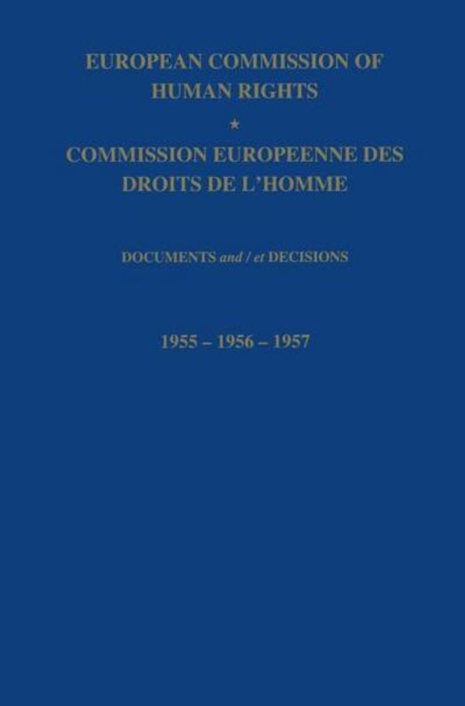 European Commission of Human Rights / Commission Europeenne des Droits de L'Homme