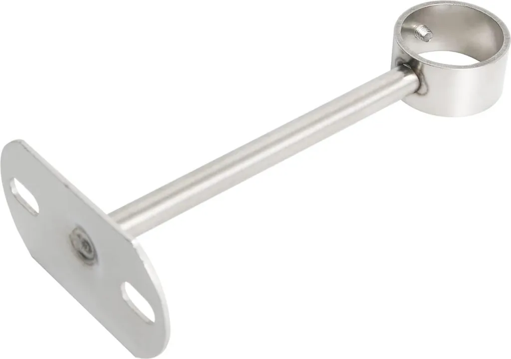 Support de barre de rideau de douche 32mm bride de fixation polyvalente