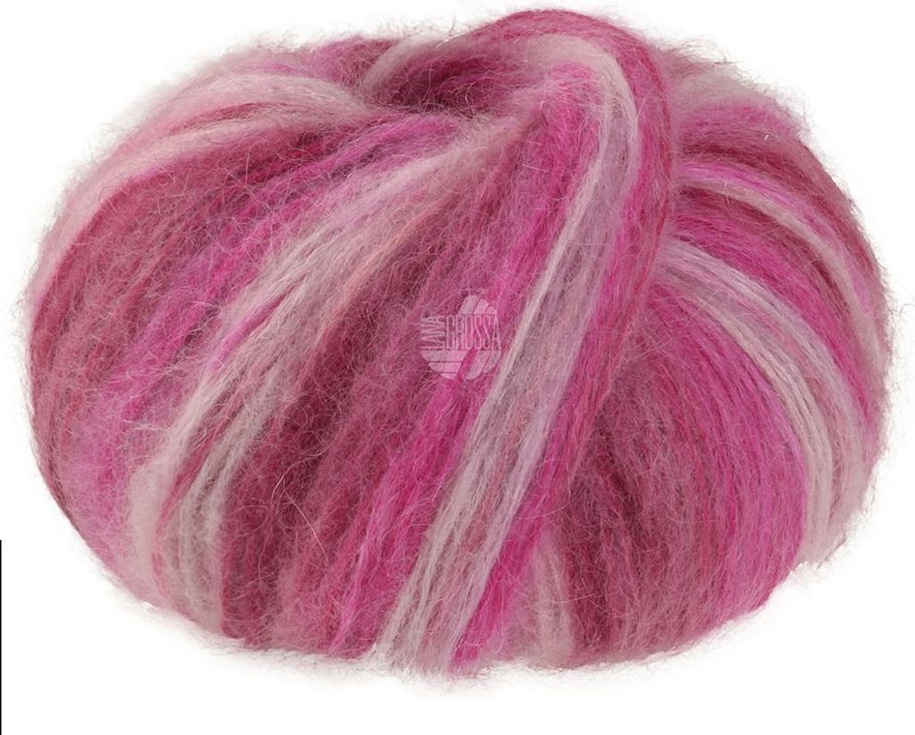 Lana Grossa Superkid Seta 111 Rosé/Pink/Weinrot25g Produktbild 