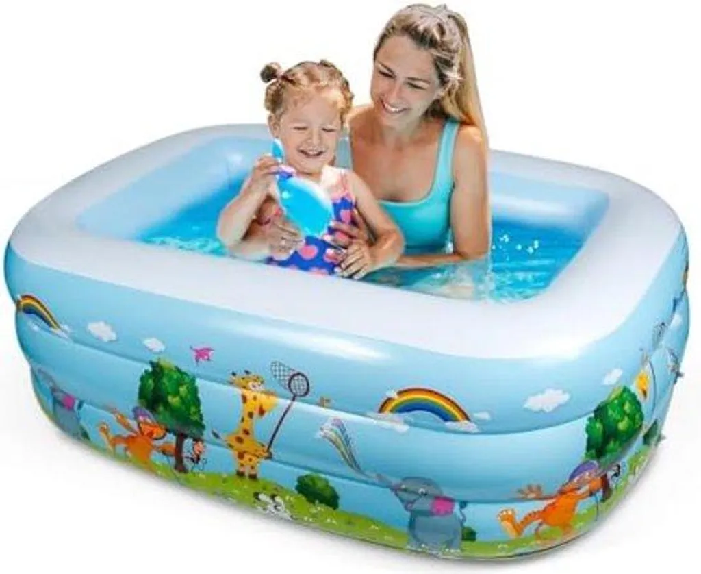 Aire de jeux aquatique intérieur extérieur 150 cm pour enfants portable été