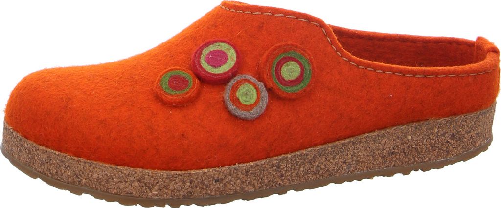 Haflinger Grizzly Kanon Hausschuh Rot Produktbild 