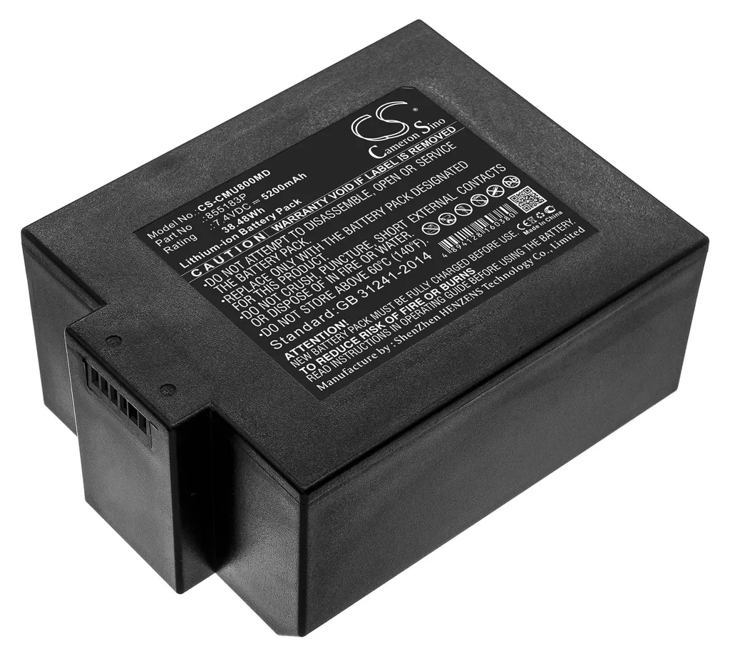 Batterie TECHTEK CMS8000 compatible moniteur patient Contec 855183P