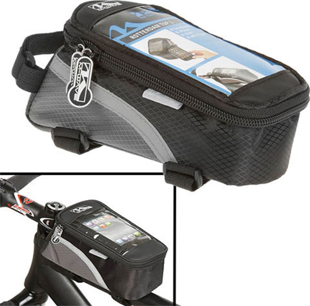 M-Wave borsa da telaio Rotterdam 1 litro nero Immagine del prodotto 