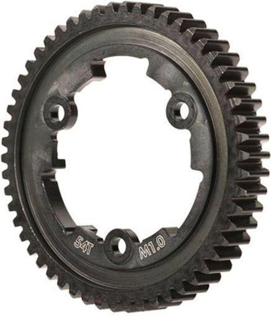 Hauptzahnrad Stahl gefräst / gehärtet 54Z breit (Modul 1) TRAXXAS X - Maxx, XRT, Maxx, E - Revo 2.0, XO - 1