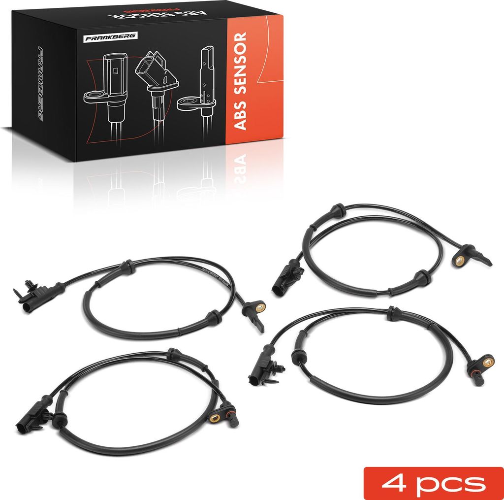 Frankberg 4x ABS Vorderachse und Hinterachse für Mitsubishi Colt CZC Cabriolet RG Kasten/Schrägheck Z3V Smart Forfour 454 2004-2012