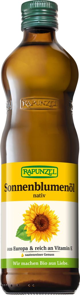 Rapunzel  Sonnenblumenöl nativ, 0,5 l Produktbild 