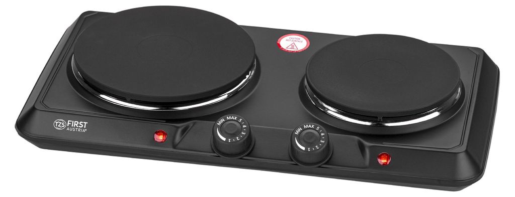 TZS First Austria - Doppelkochplatte 2500W - Gusseisen - Produktbild 