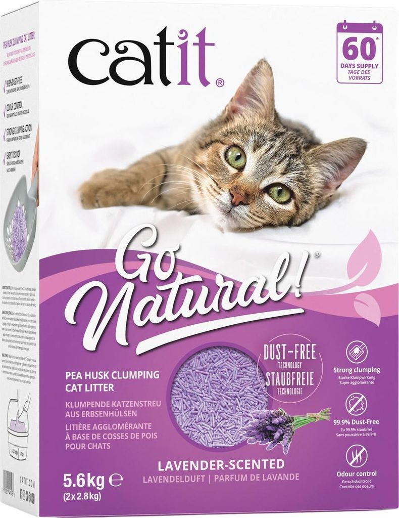 Catit Go Natural!, lettiera per gatti a base di baccelli di Immagine del prodotto 