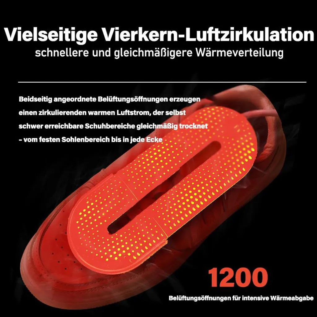 Sèche-chaussures Extensible ZELURXX : Séchage 360° et Chauffage Rapide - 5