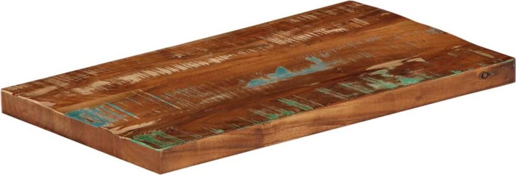 vidaXL Tischplatte 60x40x3,8 cm Rechteckig Altholz Massiv