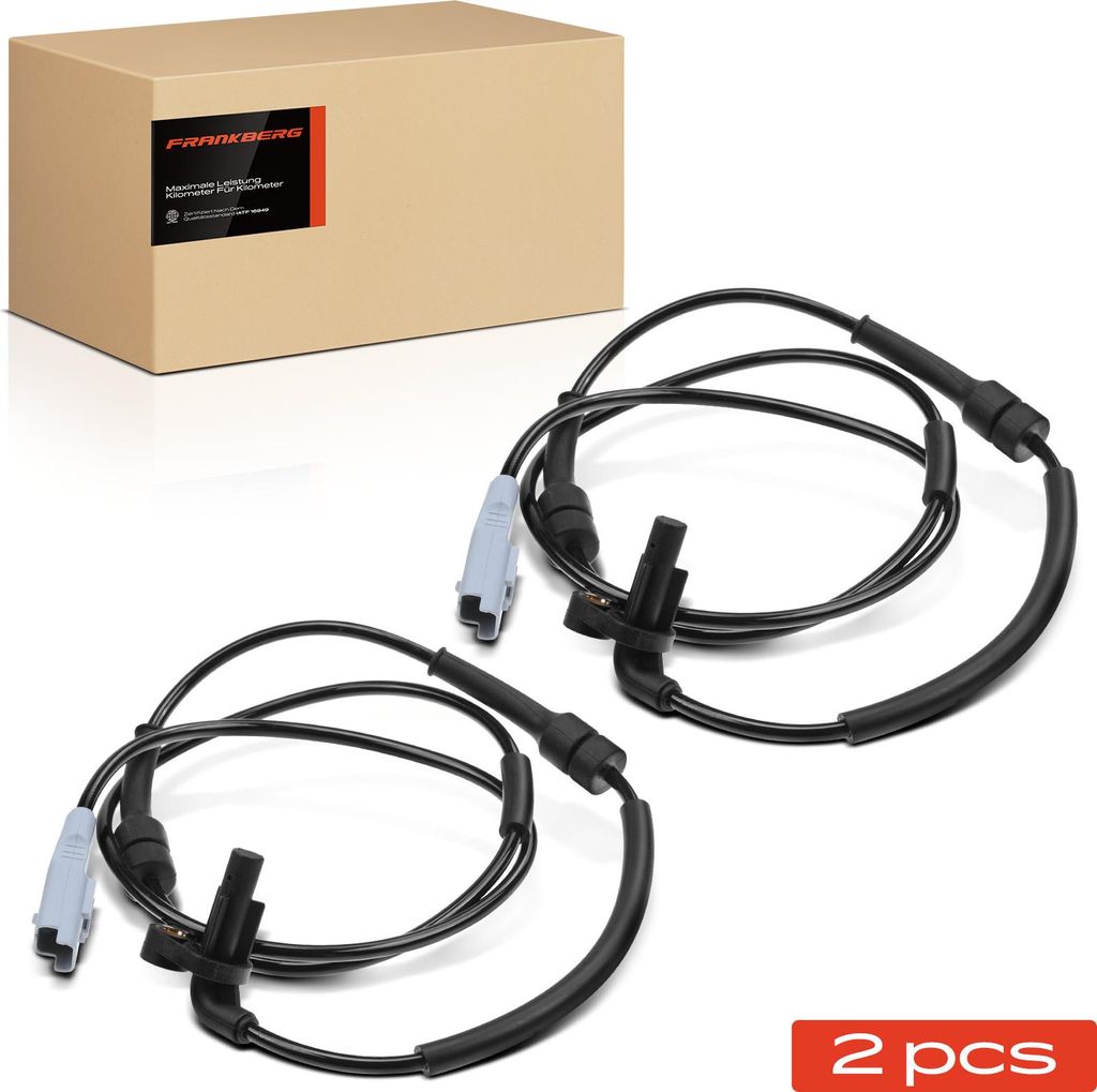 Frankberg 2x ABS Sensor Vorne für Citroën Berlingo/Berlingo First MPV Peugeot Partner Combispace