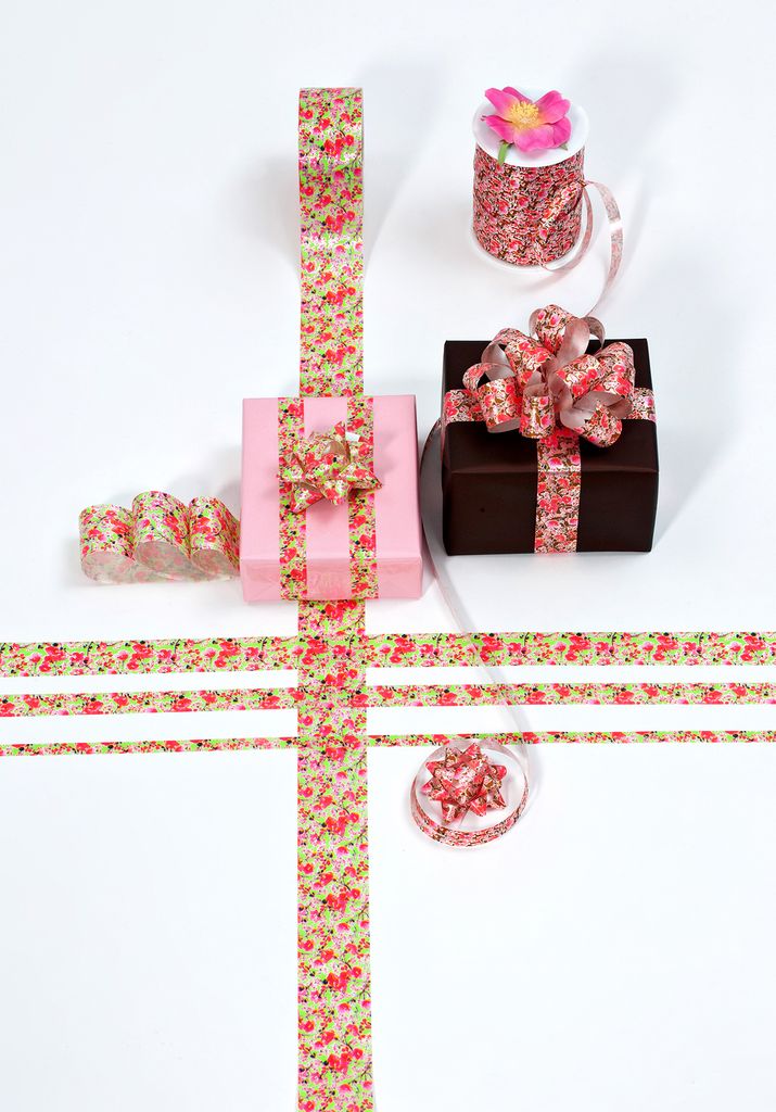 Geschenkpapier einfarbig 70cm x 2m Rolle Rosa glänzend Produktbild 3