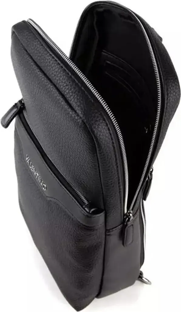 Borsa Uomo Valentino Efeo VBS7O918 Nero | Tracolla Design Urbano - 14