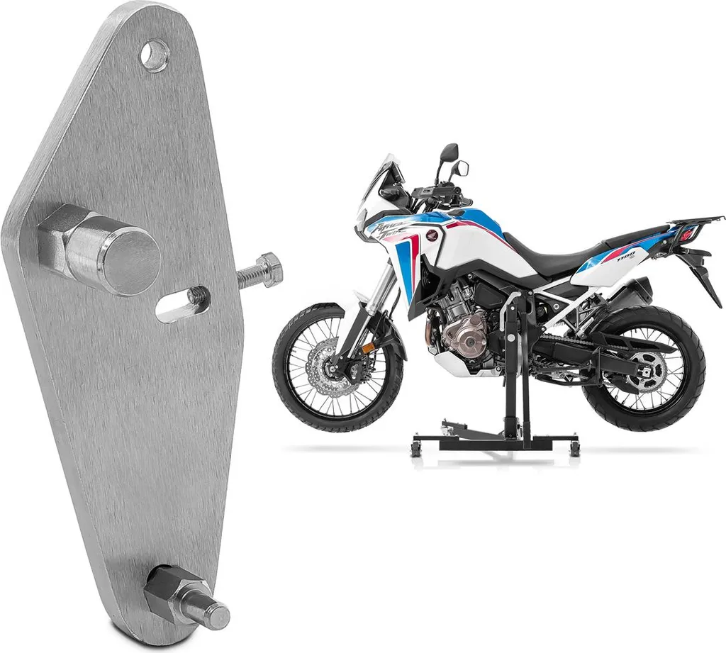 Plaque d'adaptation anti-vibration pour valise Africa Twin Honda