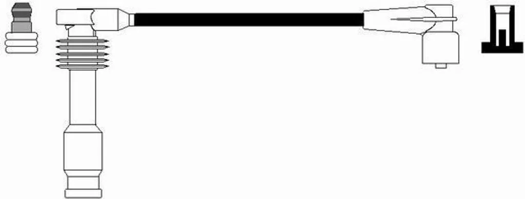 NGK 38925 Cavo Candela OE 1282140 per Tigra e Vectra B - Alta Qualità