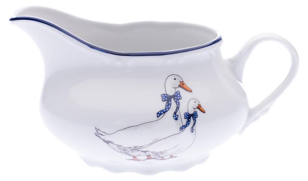 Thun 1794 Mlékovka nízká, husy, 350 ml, porcelán, Produktbild 