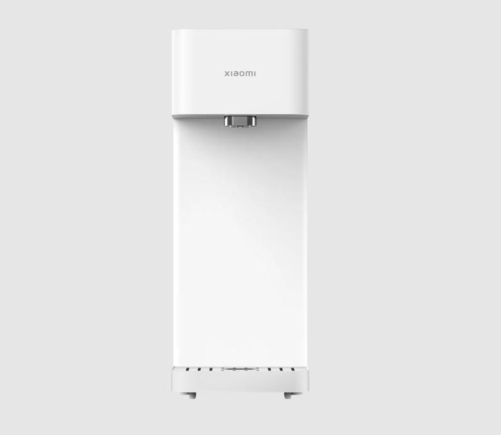 A white Xiaomi smart water dispenser is shown against a light gray background.