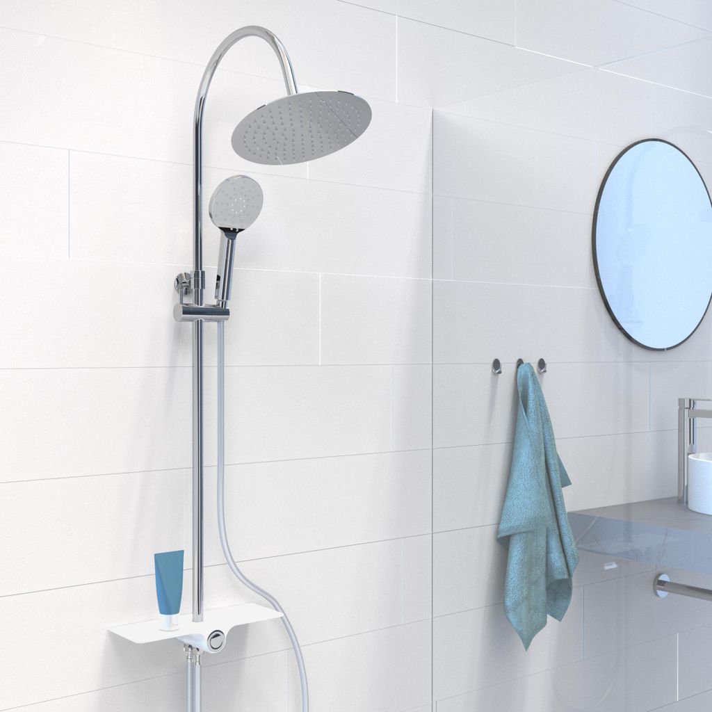 SCHÜTTE Duschset AQUASTAR, Edelstahl Regendusche ohne Produktbild 