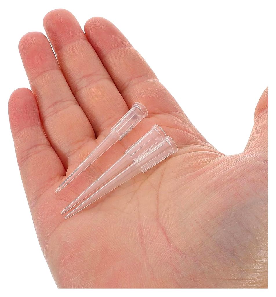 100 Stück Blumenwasserröhrchen aus Kunststoff, transparent, mittlere Größe, Stielhalter für konservierte und frische Blumenarrangements, viels...