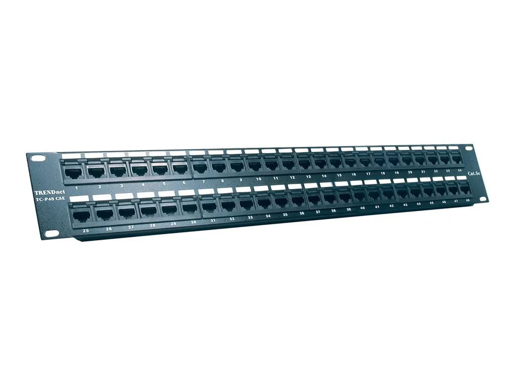 TRENDnet TC-P48C5E Patch Panel 48 Porte Cat5e 19 Pollici - Acquista Ora