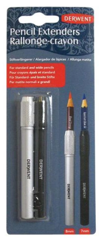 Derwent 2300124 Bleistiftgriff Schwarz, Silber Produktbild 