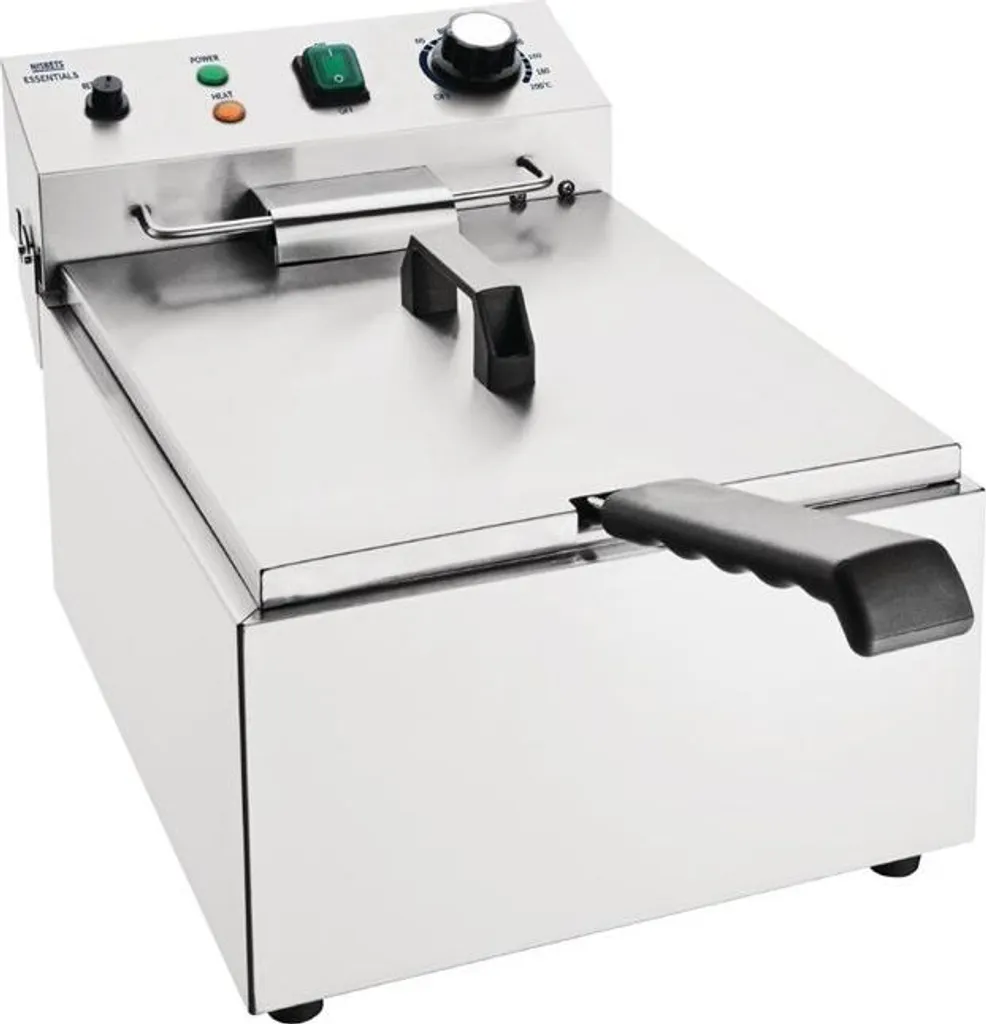 Friteuse électrique Nisbets Essentials 4L compacte en acier inoxydable