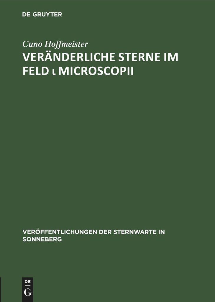Veränderliche Sterne im Feld ¿ Microscopii