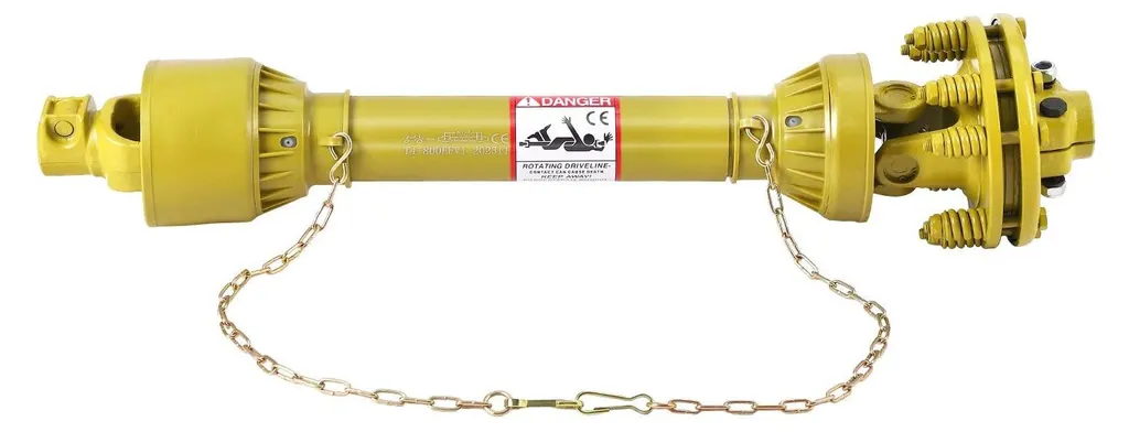 Cardan de Tracteur Agricole de Série 4 Réglable 80 cm à 104 cm Jaune