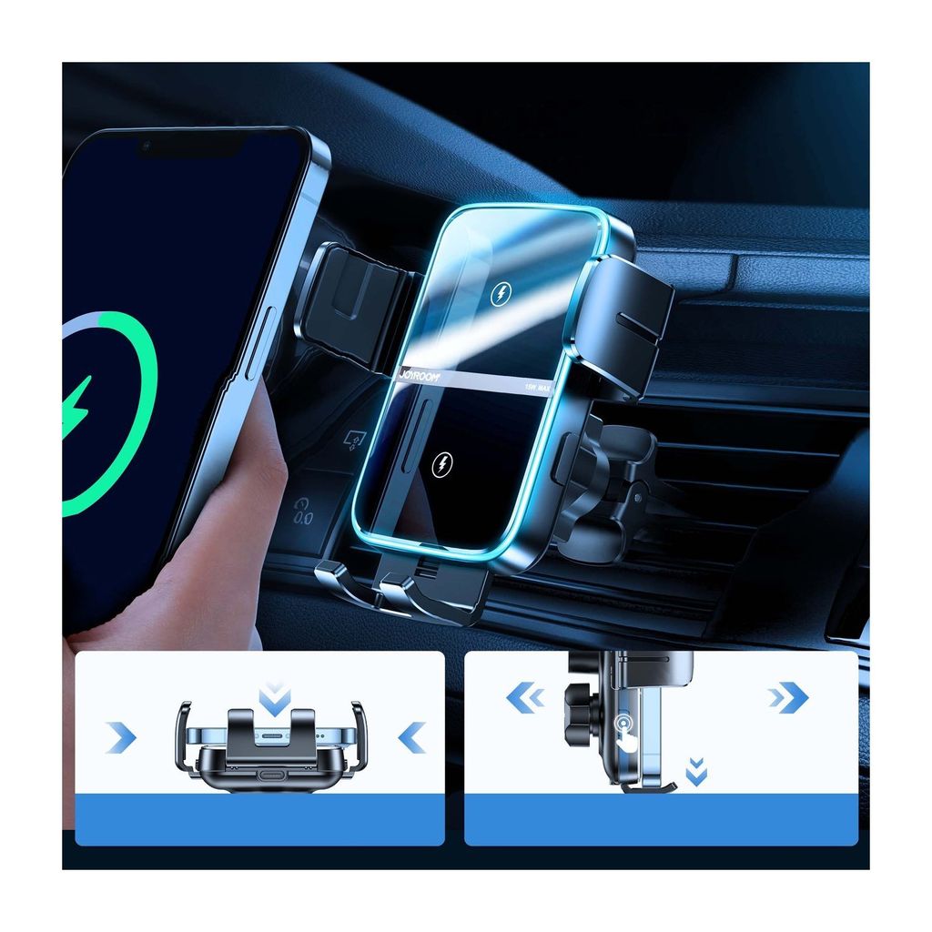 Joyroom JR-ZS246 Dual-Coil Wireless Car Charger Holder (Air Produktbild 3