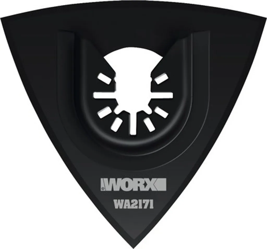 Plateau de ponçage triangulaire 75 mm pour multitool oscillant Worx
