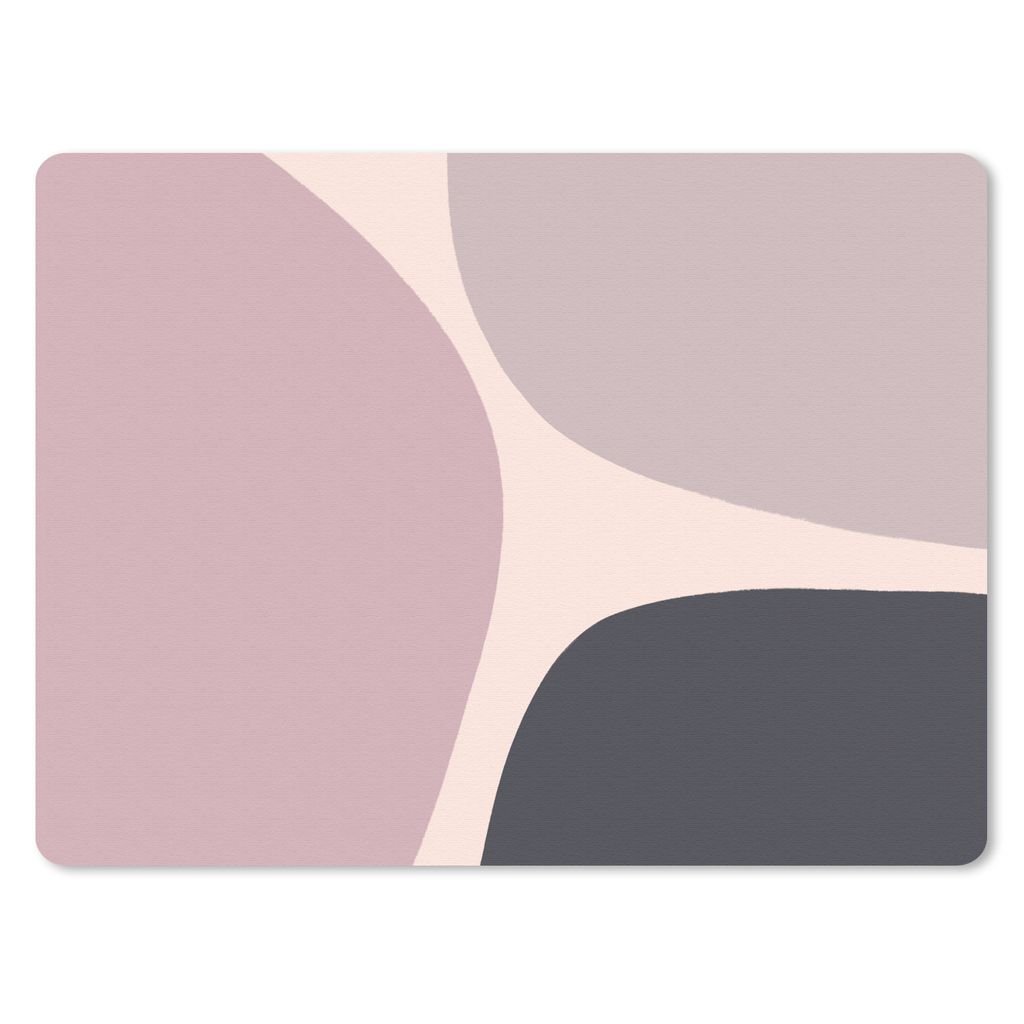 MuchoWow Mauspad Mousepad Pastell - Gestaltung - Minimalismus 23x19 cm - Mousepads - Maus Mat - Pad - Mausunterlage - Schreibtischunterlage - Mau...
