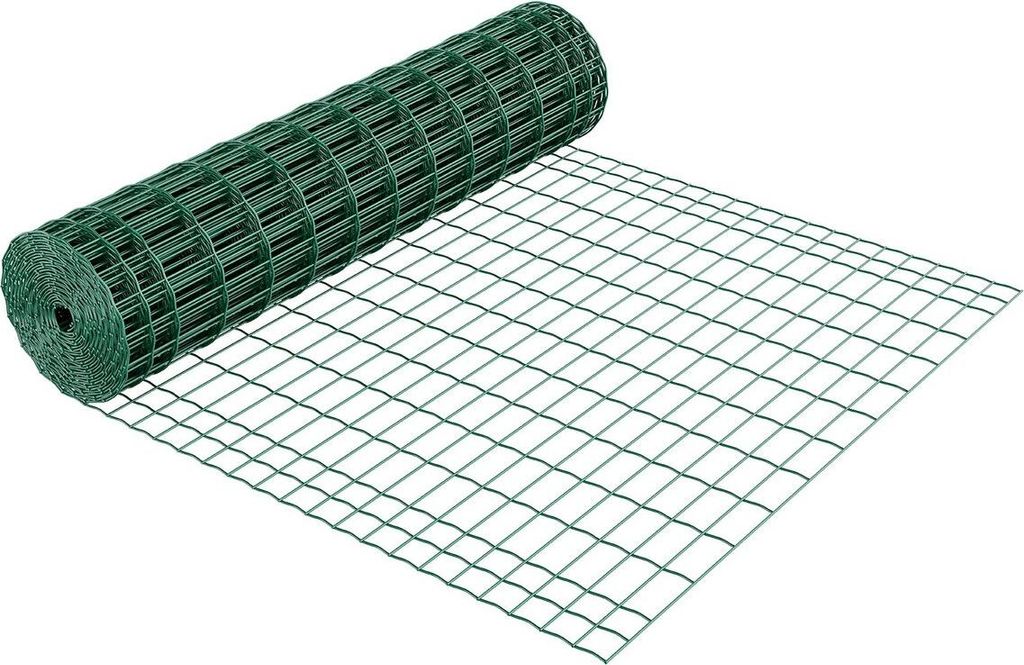 Farm Fence, 1.2 x 25 m, 2 x 4 in Mesh 2.1mm Galvanized Steel Wire Fencing for Cattle, Hog & Sheep, Heavy Duty Vinyl Coated Livestock Fence for Anim...