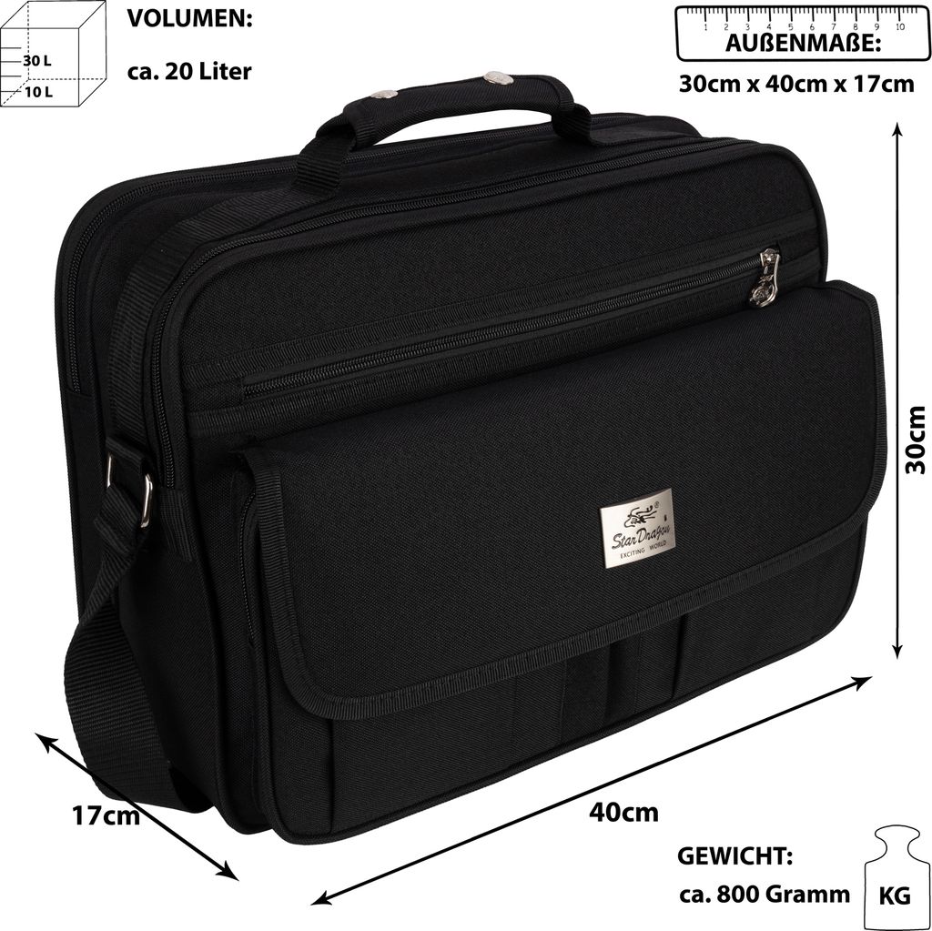 EAAKIE Arbeitstasche Umhängetasche Flugbegleiter Tasche Herrentasche