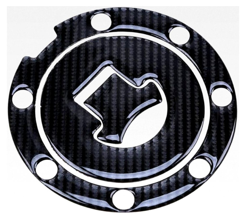 Tankdeckel Aufkleber aus Kohlefaser für Motorräder