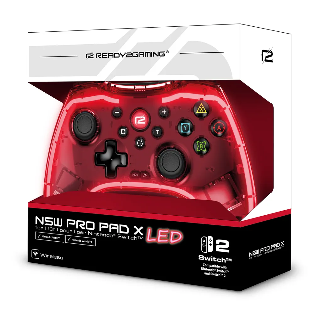Casque de Jeu Game Pro X 2 LED ready2gaming Idéal pour Streaming et E-sport
