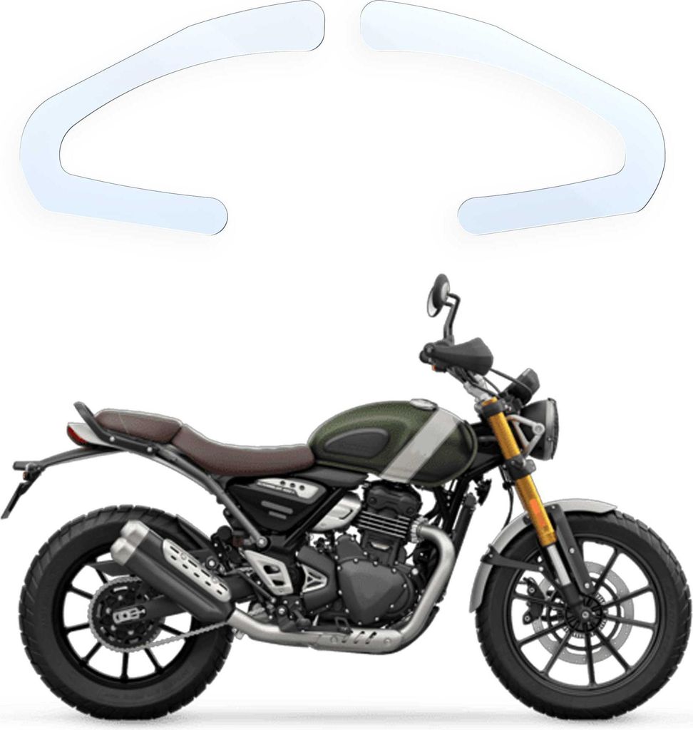 Tankschutzfolie Tankpad passend für Triumph Scrambler 400 X (2024+)