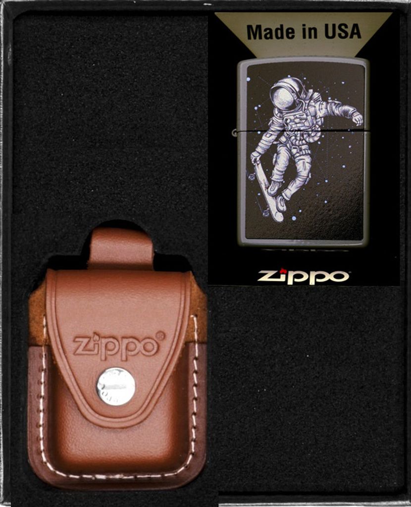 ZIPPO Feuerzeug-Set SPACEMAN Geschenk No4