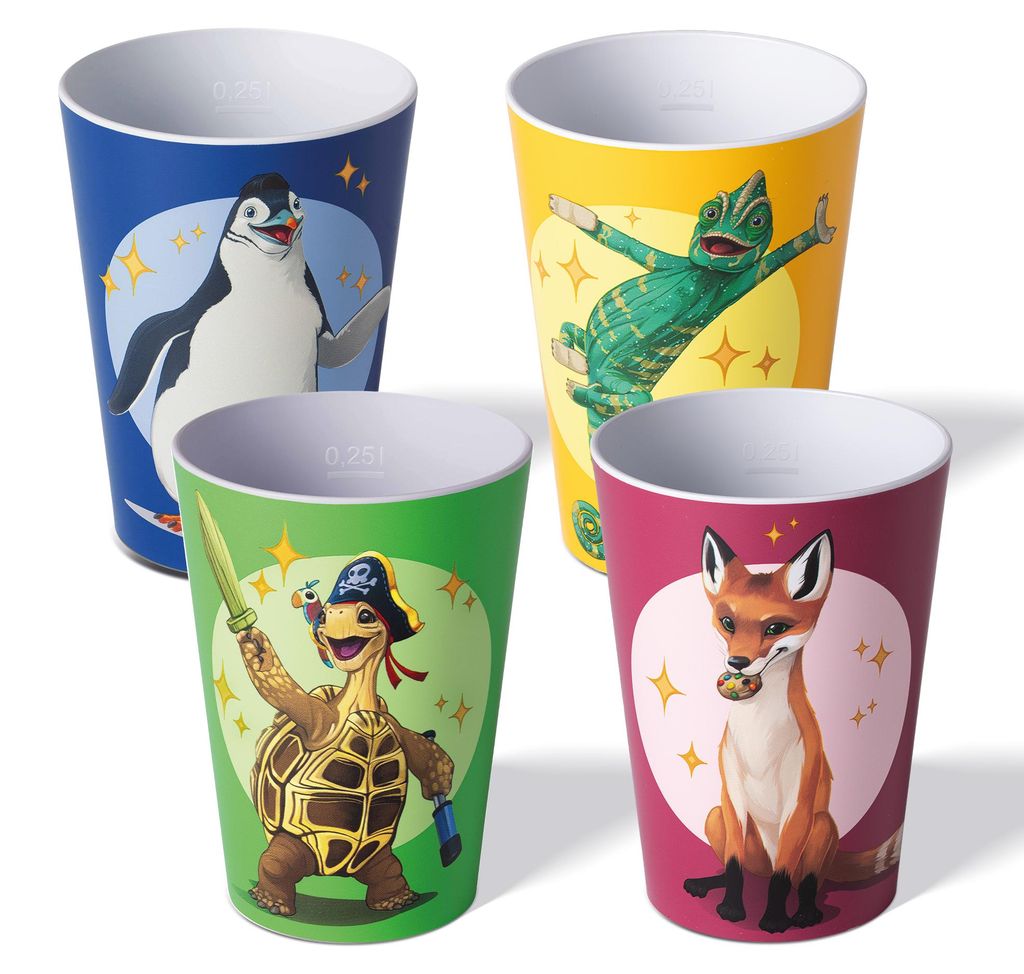 AWAVE®  Die Schule der Magischen Tiere Trinkbecher 250 ml Produktbild  KI-generiertes Bild