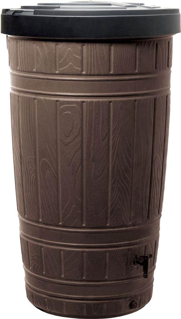 Sud na dešťovou vodu WOODCAN 265 l - barva: hnědá Image du produit 